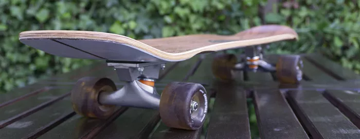 Top view of the Arbor Pilsner deck highlighting the grip tape