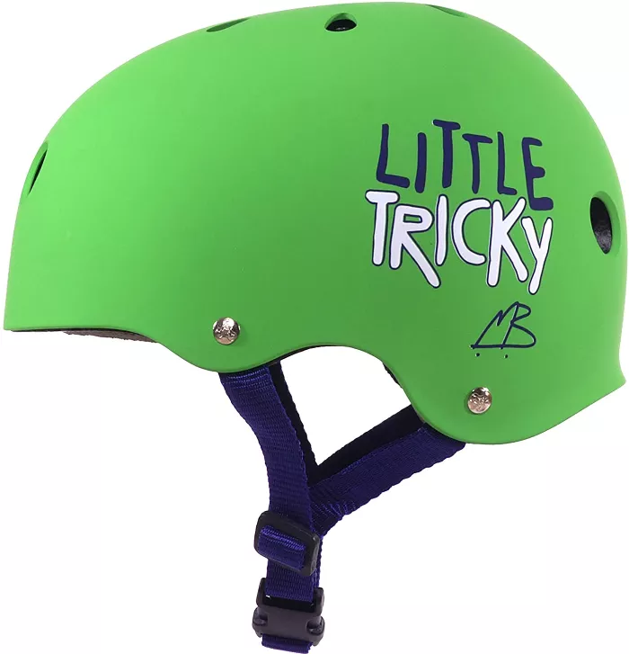 Triple Eight Little Tricky helmet for kids, known for its comfortable padding and dual certifications