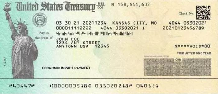 US Government stimulus checks