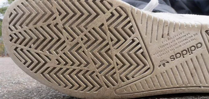 Worn out Adidas 3st sole highlighting its durability and performance